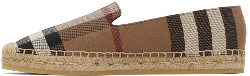 商品Burberry|Beige Vintage Check Espadrilles,价格¥4291,第3张图片详细描述