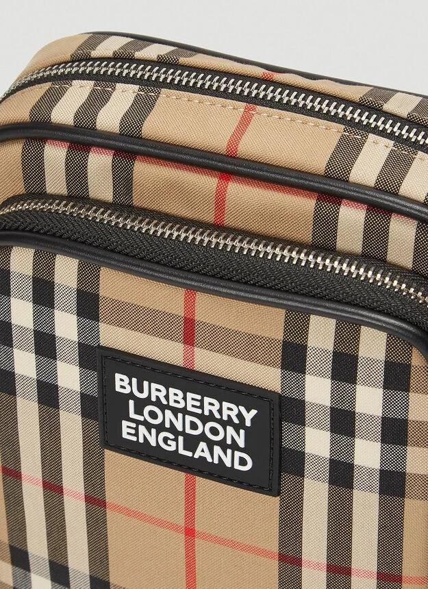 商品Burberry|Vintage Check Crossbody Bag in Beige,价格¥9084,第5张图片详细描述