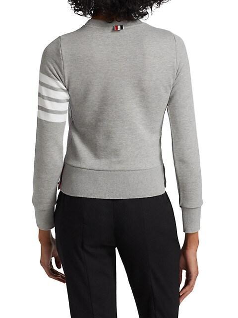 商品Thom Browne|Slim Cotton Crewneck Sweatshirt,价格¥4840,第6张图片详细描述