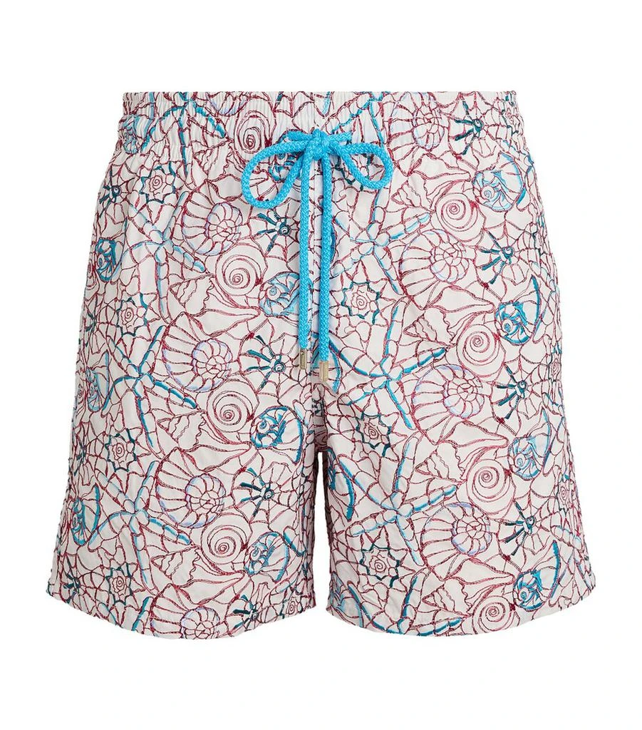 商品Vilebrequin|Embroidered-Shells Mistral Swim Shorts,价格¥4939,第1张图片