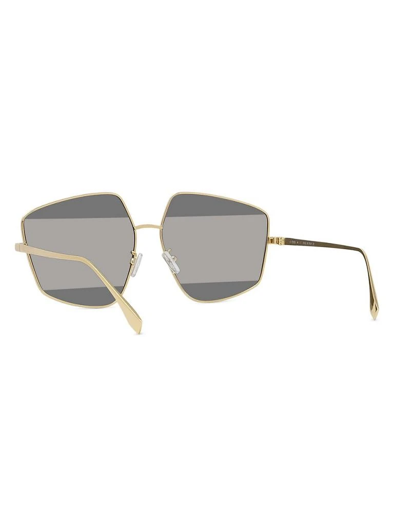 商品Fendi|60MM Geometric Metal Sunglasses,价格¥3581,第5张图片详细描述