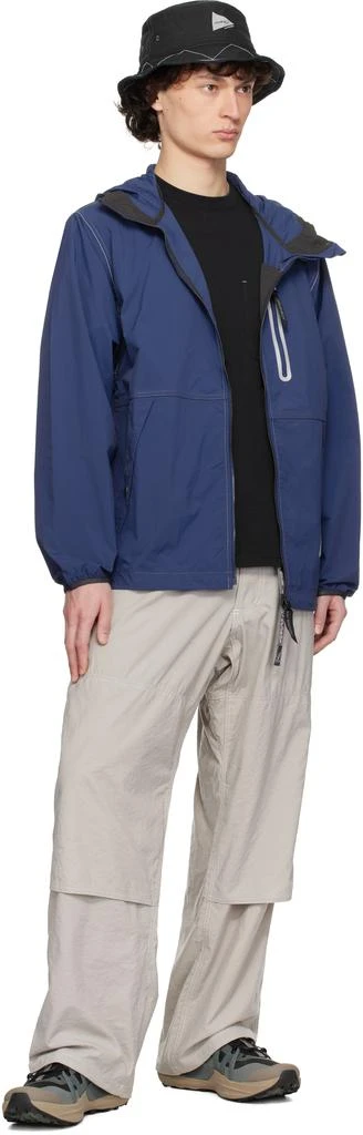 商品And Wander|Blue Gramicci Edition Brushed Nylon Jacket,价格¥2395,第4张图片详细描述