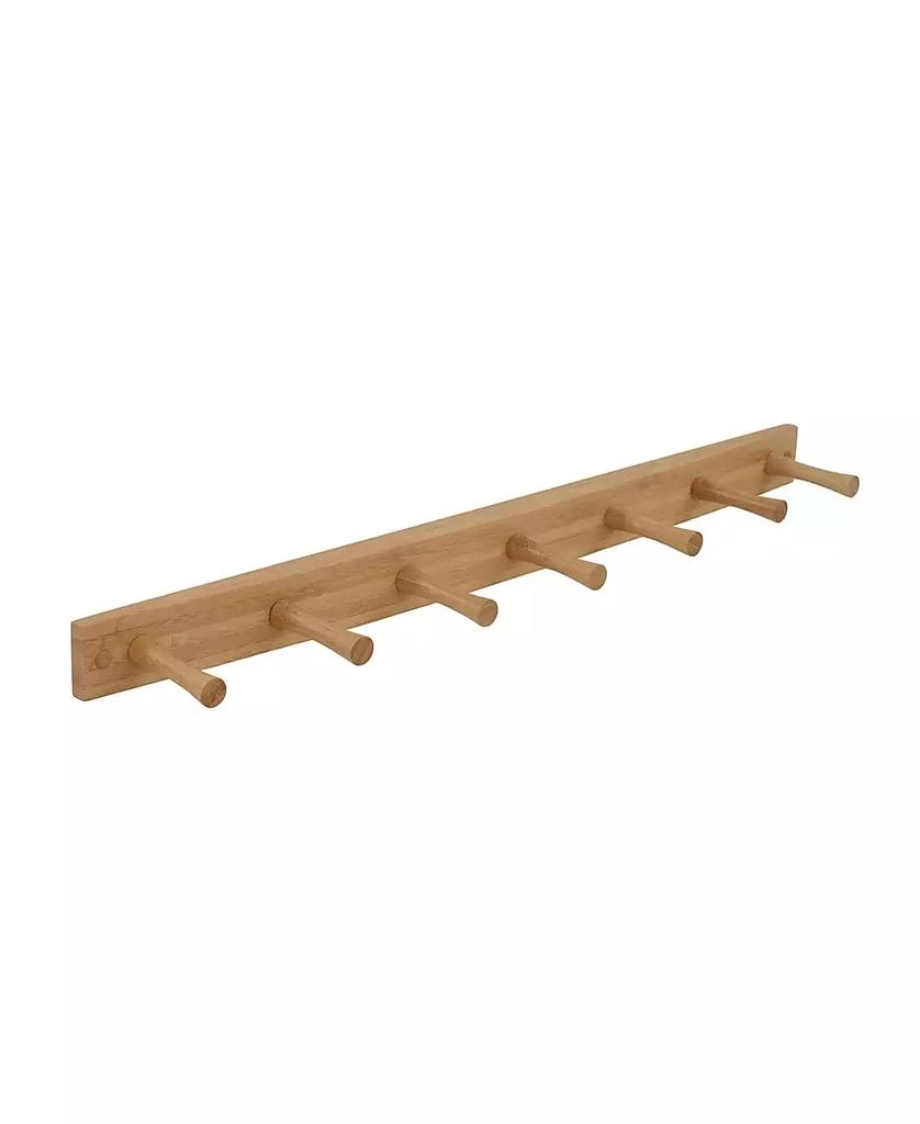 Diversified Wall-Mounted 7 Peg Wood Hook Rack 商品
