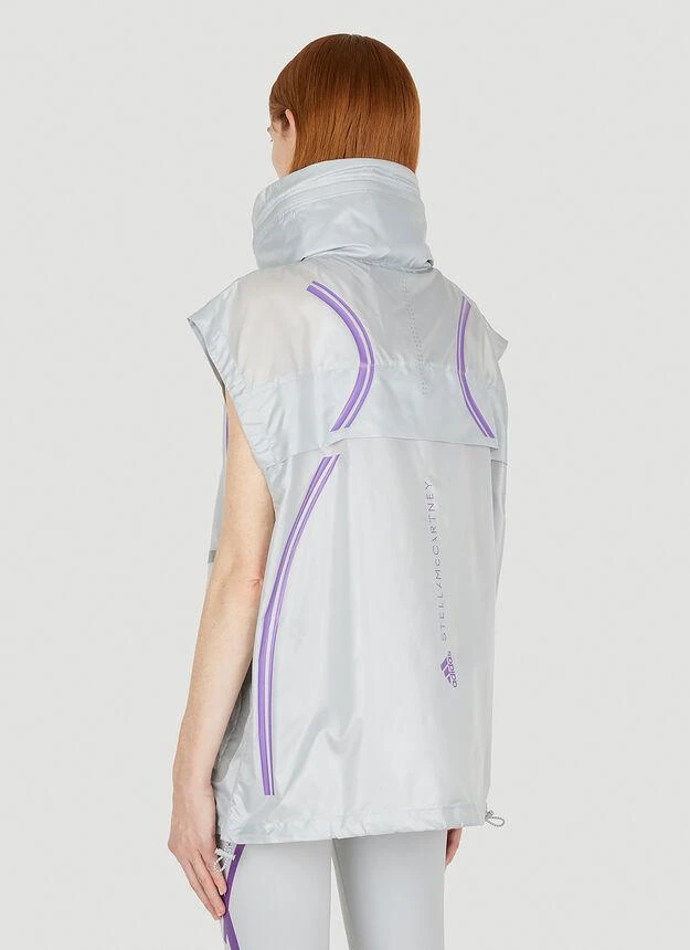 商品Adidas|TruePace Sleeveless Jacket in Grey,价格¥628,第4张图片详细描述