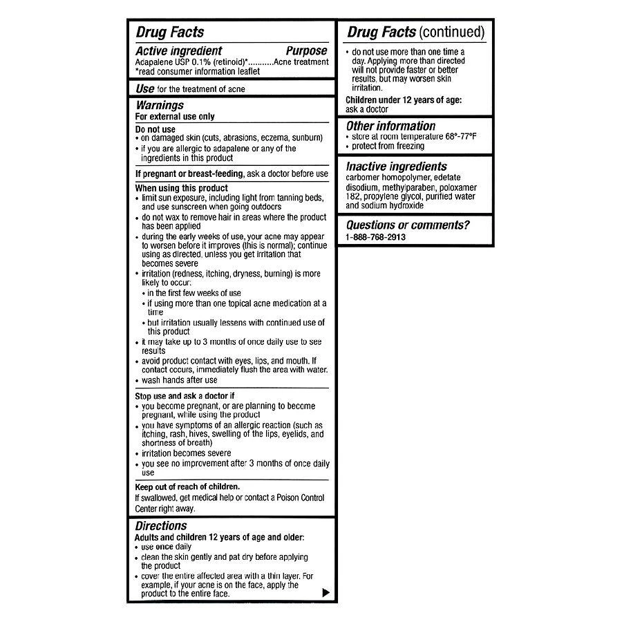 商品AcneFree|Adapalene Gel Once Daily Topical Retinoid Acne Treatment,价格¥28,第4张图片详细描述