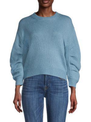 商品Tahari|Pleated Puff Sleeve Sweater,价格¥676,第3张图片详细描述