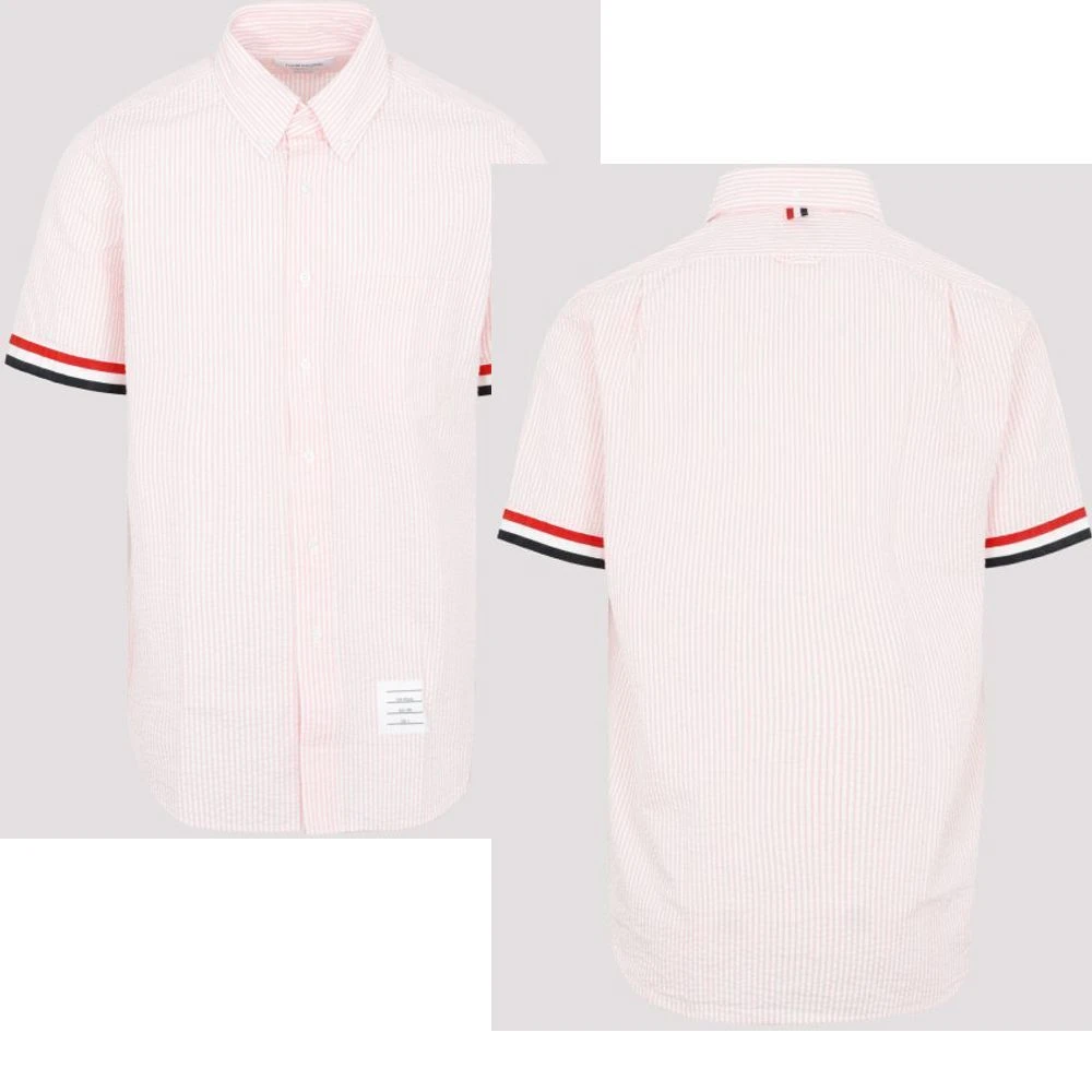商品Thom Browne|THOM BROWNE 男士粉色衬衫 MWS252A-00572-680,价格¥2338,第1张图片