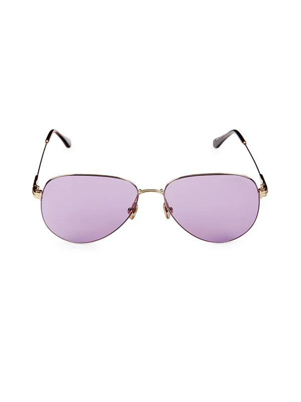 商品Tom Ford|59MM Aviator Sunglasses,价格¥1350,第1张图片