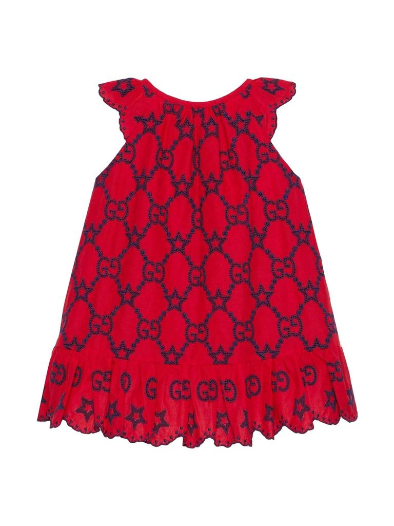 Gucci Red Dress Baby Girl商品第2张图片规格展示