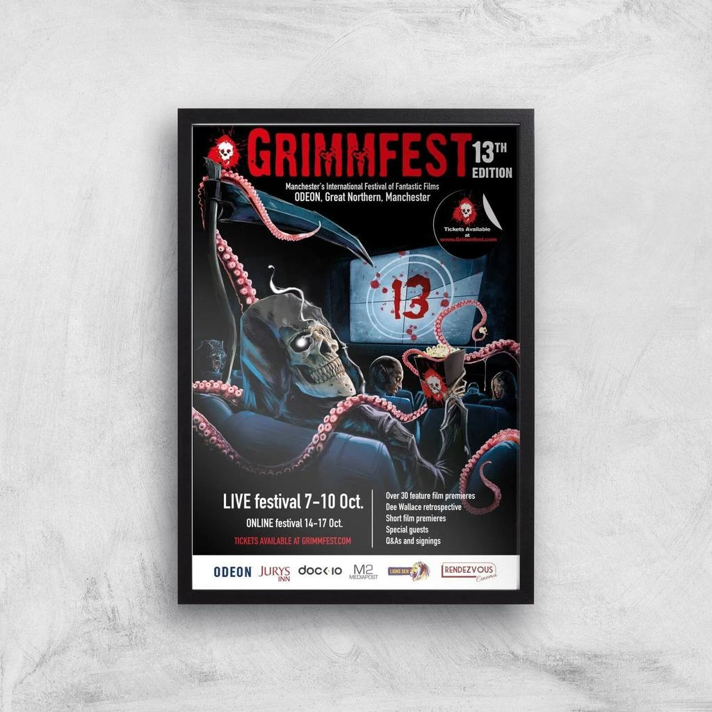 商品Original Hero|Grimmfest 13th Edition 2021 Giclée Art Print,价格¥117,第1张图片