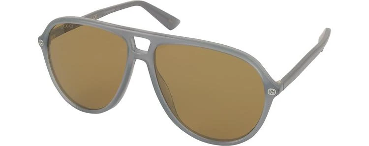 商品Gucci|Gucci GG0119S Acetate Aviator Men's Sunglasses,价格¥1846,第2张图片详细描述