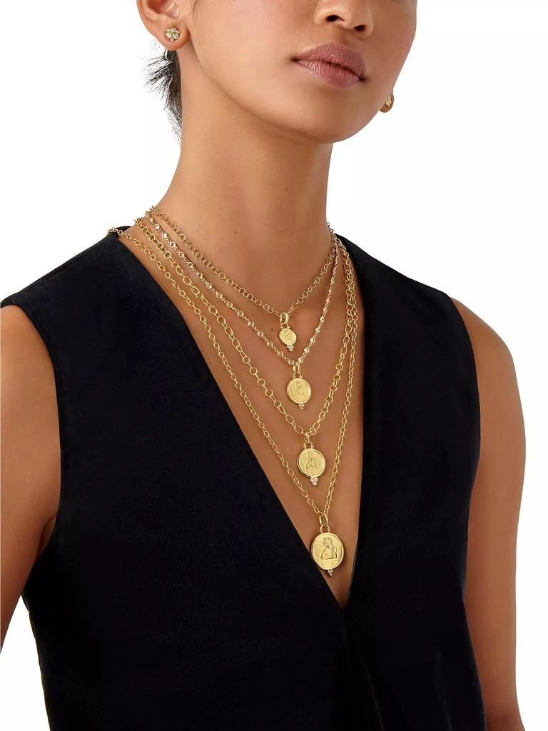 商品Temple St. Clair|Angel Diamond & 18K Yellow Gold Small Pendant,价格¥10100,第4张图片详细描述
