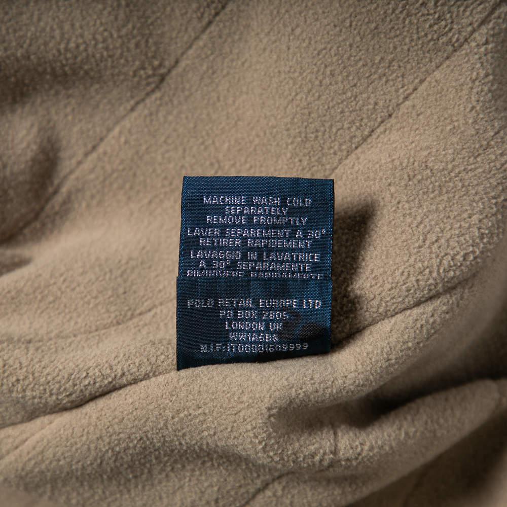 Polo Ralph Lauren Beige Synthetic Bomber Jacket S商品第6张图片规格展示