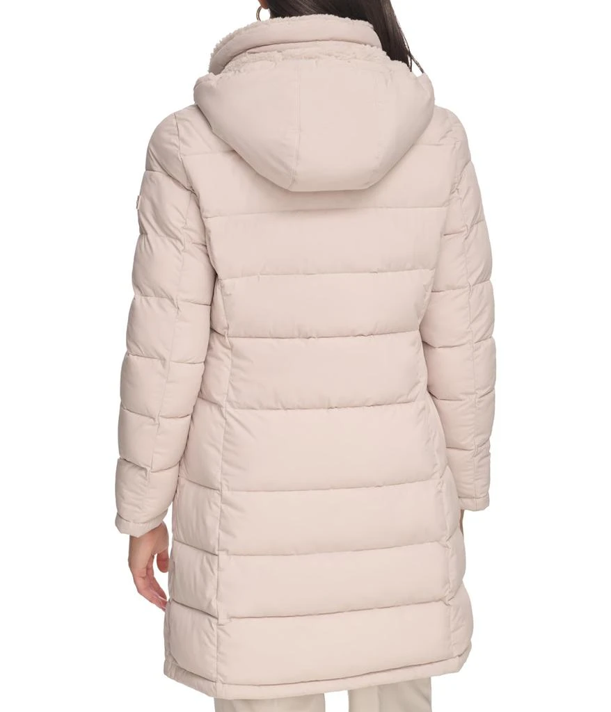 商品Calvin Klein|Faux Sherpa Puffer,价格¥1767,第2张图片详细描述