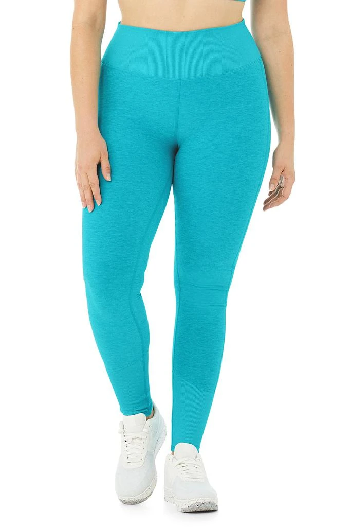 High-Waist Alosoft Lounge Legging - Bright Aqua Heather 商品