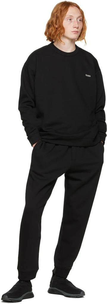 商品Zegna|Black Essential Lounge Pants,价格¥1282,第4张图片详细描述