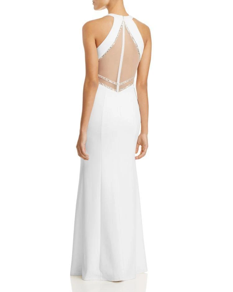 商品Decode 1.8|Beaded Mesh Inset Gown,价格¥978,第2张图片详细描述