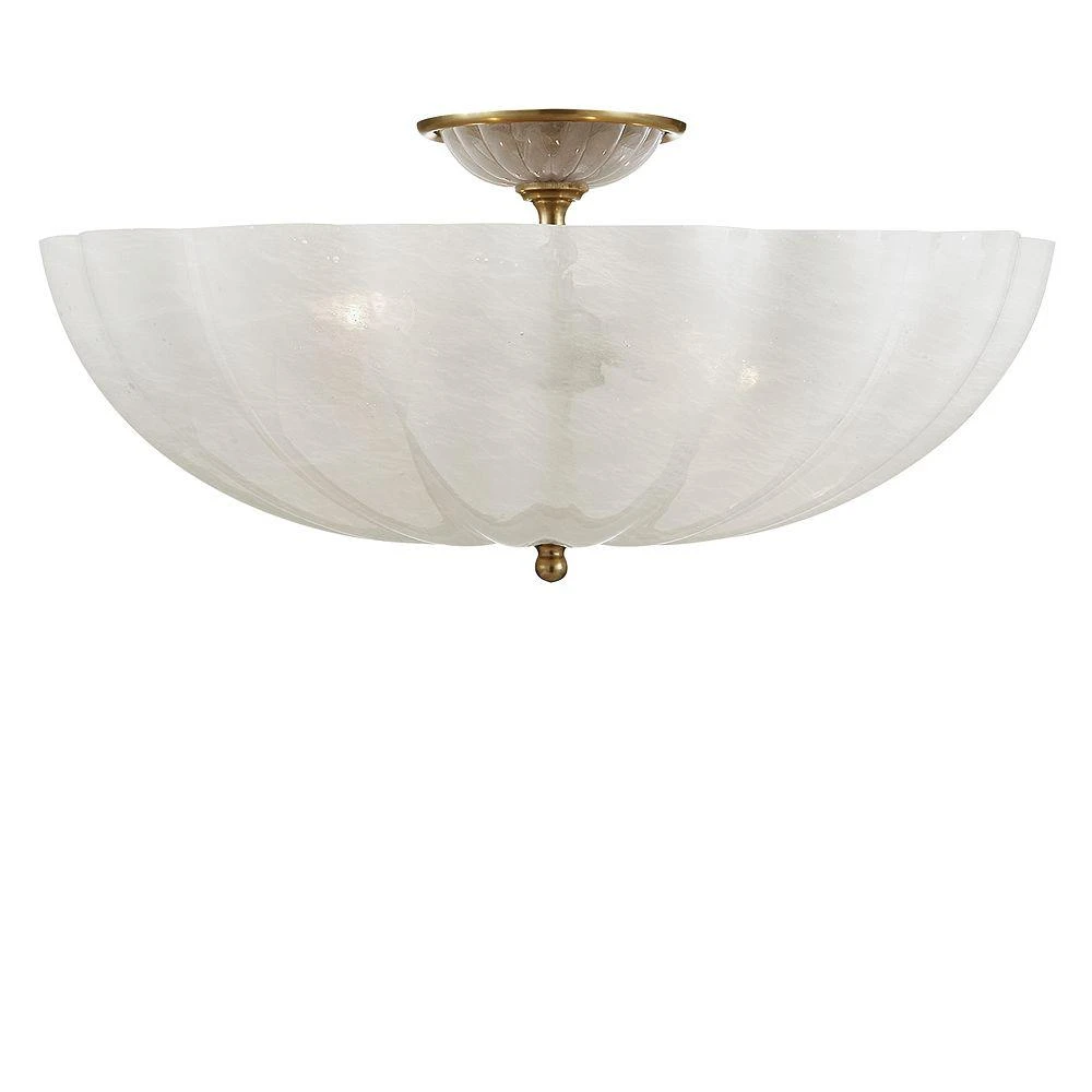 商品AERIN|Visual Comfort Rosehill Large Semi Flush Mount,价格¥9068,第1张图片