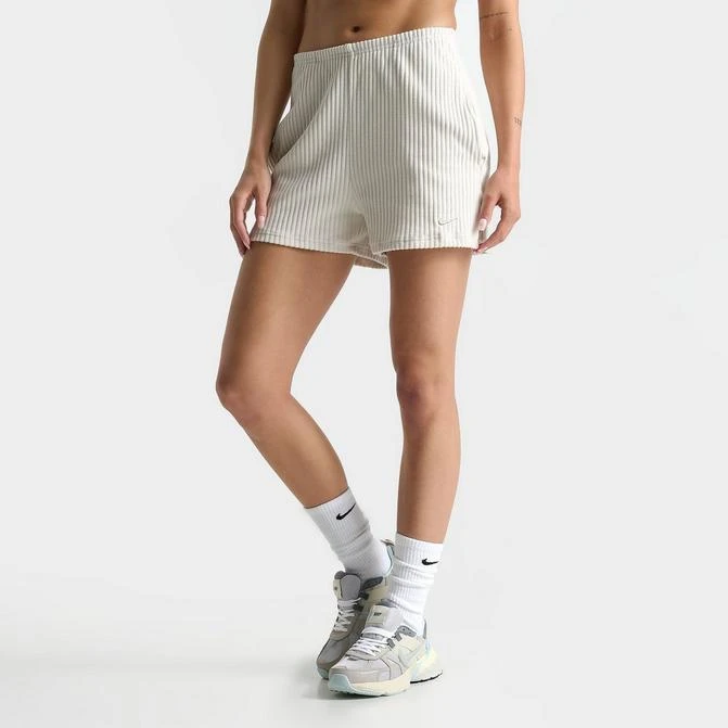 商品NIKE|Women's Nike Sportswear Chill Knit High-Waisted 3" Ribbed Shorts,价格¥224,第1张图片