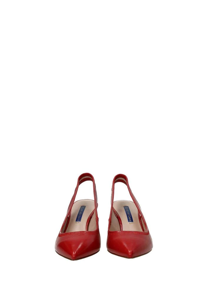 商品Stuart Weitzman|Sandals odette Leather Red,价格¥1330,第3张图片详细描述