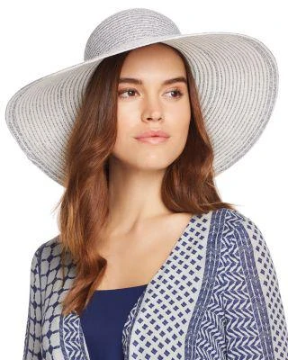 商品AQUA|Two-Tone Packable Floppy Hat,价格¥437,第1张图片