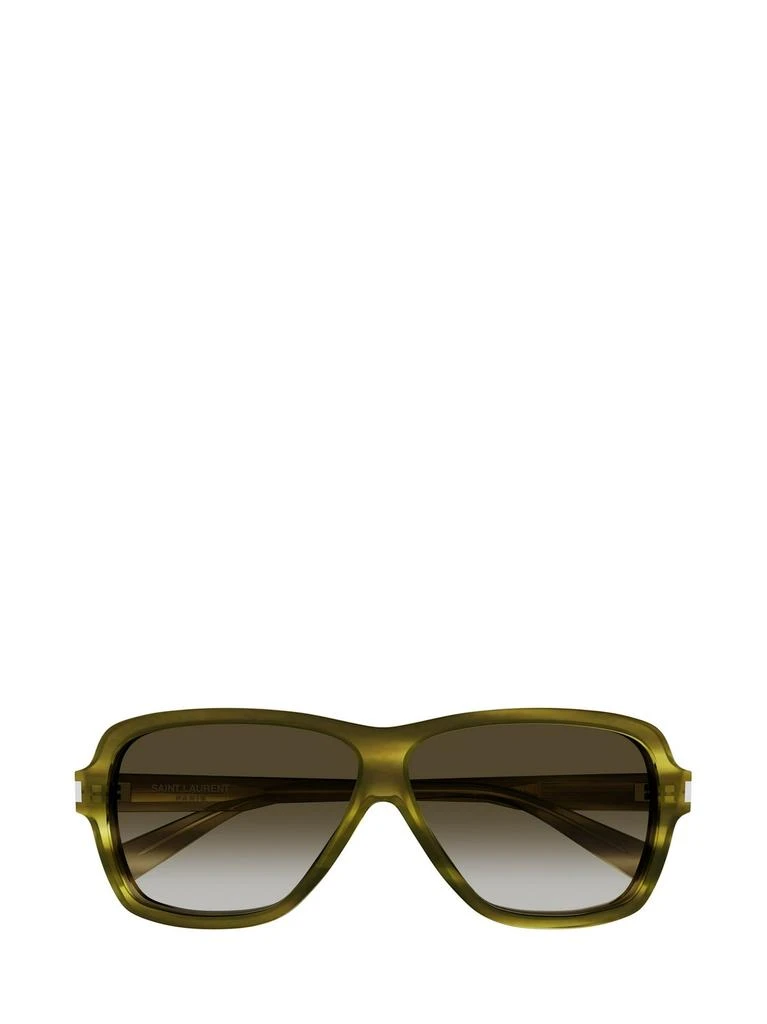 商品Yves Saint Laurent|Saint Laurent Eyewear SL 609 Aviator Sunglasses,价格¥2288,第1张图片