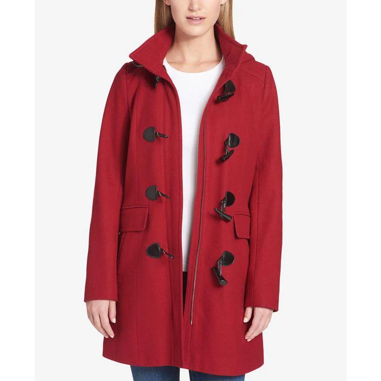 商品Tommy Hilfiger|Hooded Toggle Coat,价格¥1123,第2张图片详细描述