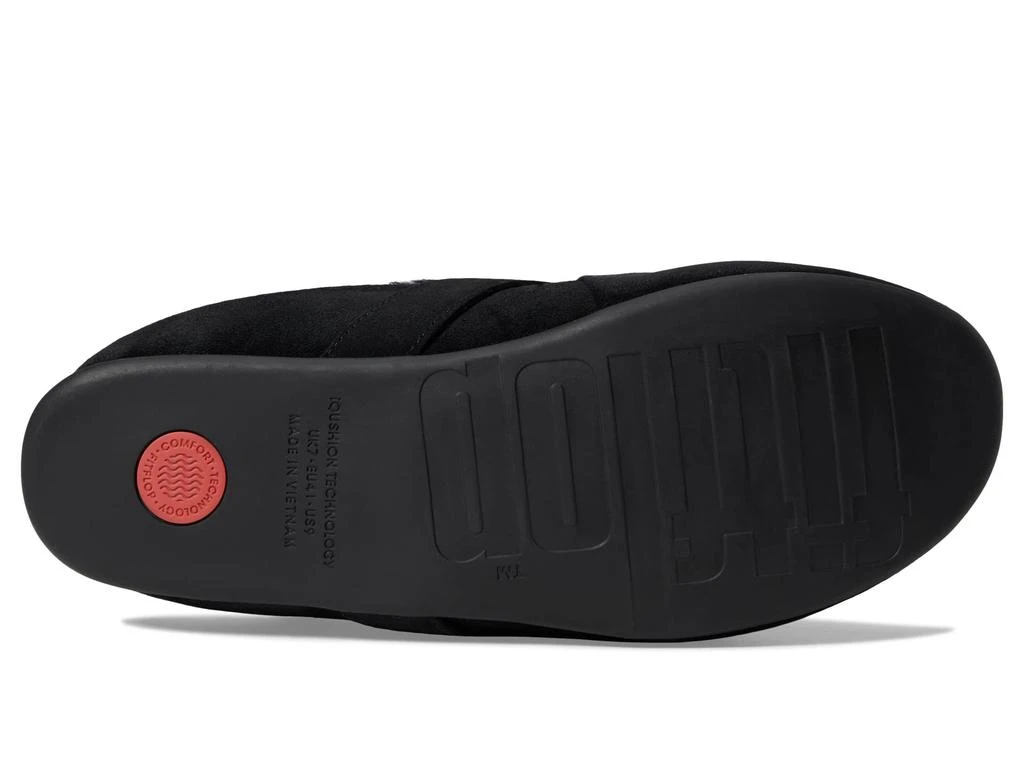 商品FitFlop|Chrissie Adjustable Shearling-Lined Suede Slippers,价格¥747,第2张图片详细描述