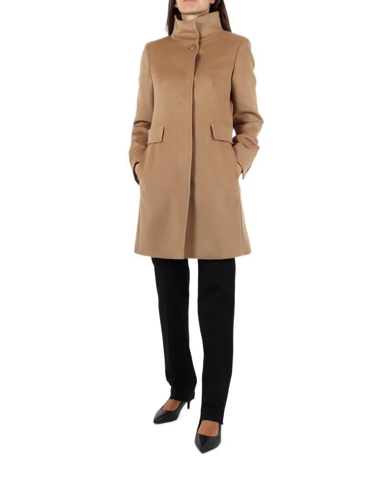 商品Weekend Max Mara|Max mara studio women's beige other materials coat,价格¥4332,第3张图片详细描述