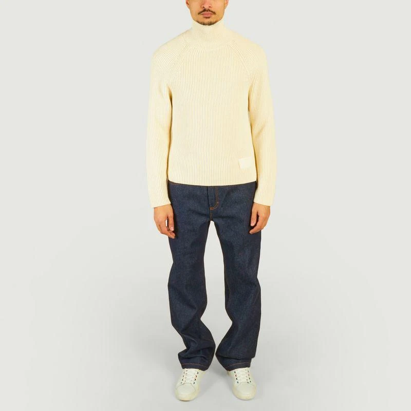 商品AMI|TURTLENECK Pullover IVORY AMI PARIS,价格¥1890,第4张图片详细描述