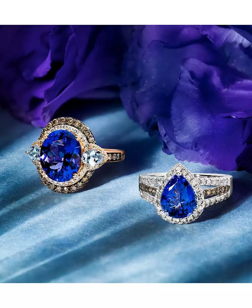 商品Le Vian|Blueberry Tanzanite (2 ct. t.w.) & Diamond (5/8 ct. t.w.) Ring in 14k White Gold (Also available in 14K Rose Gold and 14K Gold),价格¥14679,第3张图片详细描述