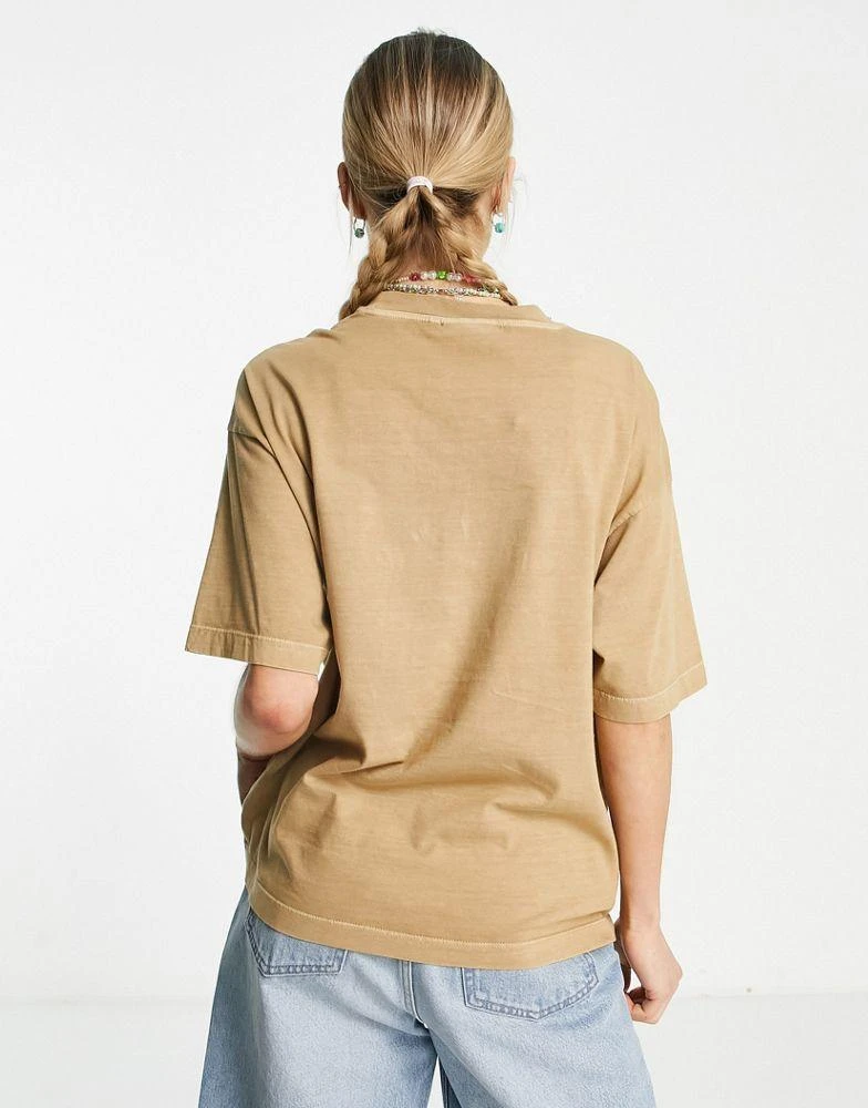 商品Carhartt|Carhartt WIP nelson boxy t-shirt in dusty beige,价格¥268,第3张图片详细描述