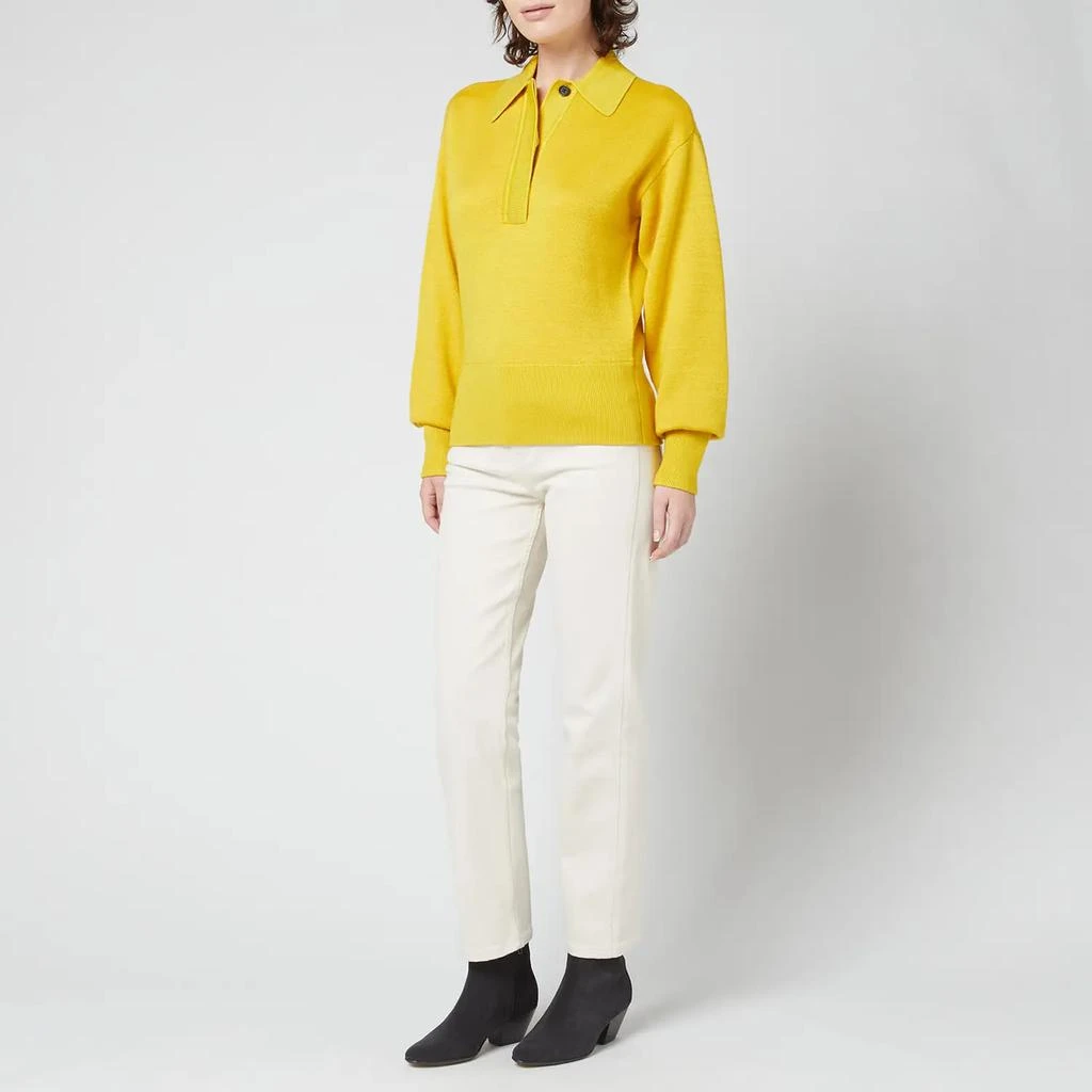 商品Isabel Marant|Isabel Marant Women's Heron Jumper - Yellow,价格¥836,第3张图片详细描述