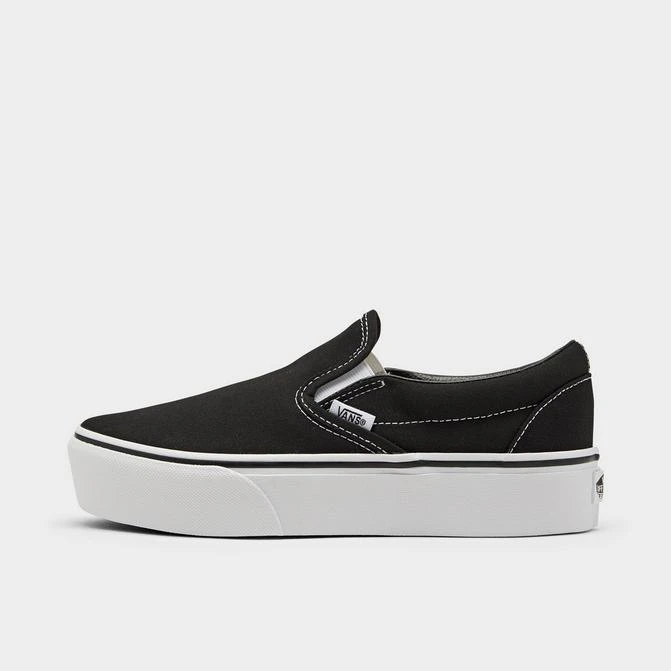 商品Vans|Women's Vans Classic Slip-On Platform Casual Shoes,价格¥76,第1张图片