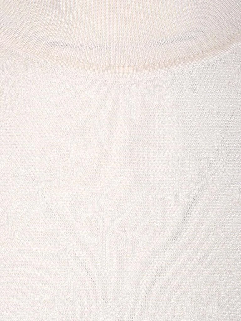 商品Fendi|Fendi Brush Logo Ribbed Mini Dress,价格¥6876,第3张图片详细描述