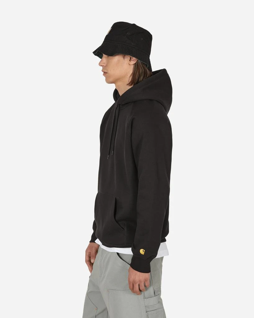商品Carhartt WIP|Chase Hooded Sweatshirt Black,价格¥826,第2张图片详细描述