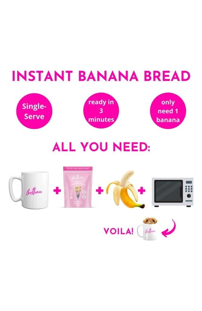 商品GONANAS|Original Instant Banana Bread,价格¥322,第2张图片详细描述