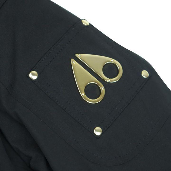 Black & Gold Bomber Jacket商品第5张图片规格展示