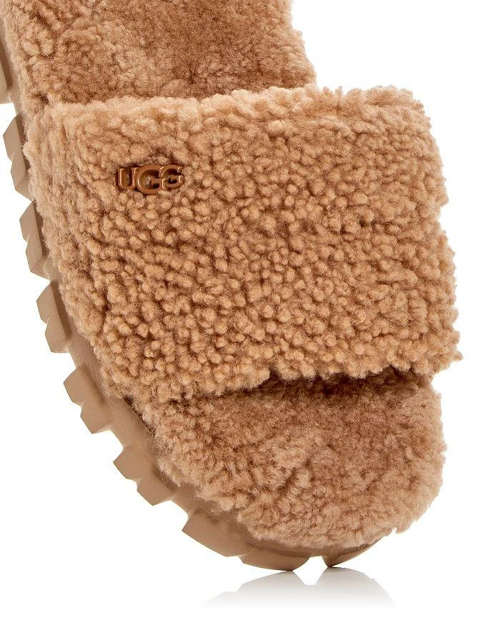 商品UGG|Women's Cozetta Curly Platform Slide Sandals,价格¥754,第5张图片详细描述