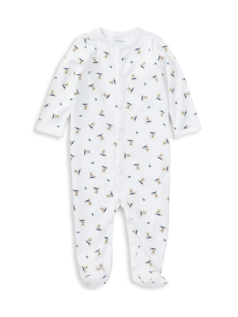 商品Ralph Lauren|Baby's Polo Bear Footie,价格¥297,第1张图片