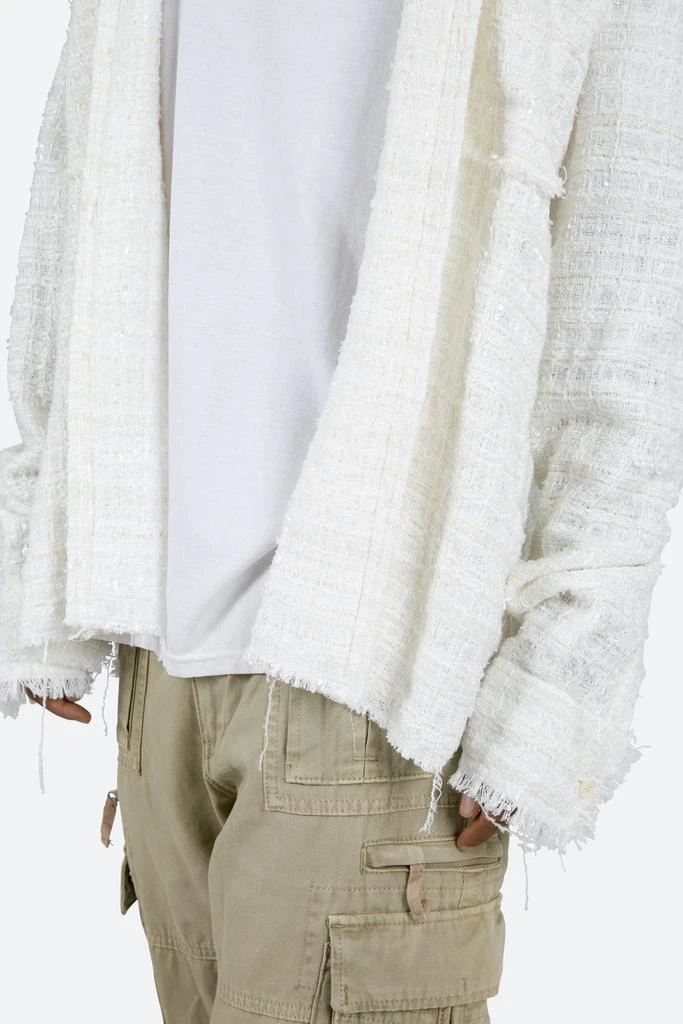 Heavyweight Raw Edge Flannel - White 商品