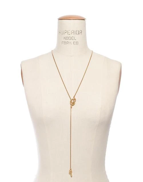 商品Madewell|Knotshine Necklace,价格¥252,第3张图片详细描述