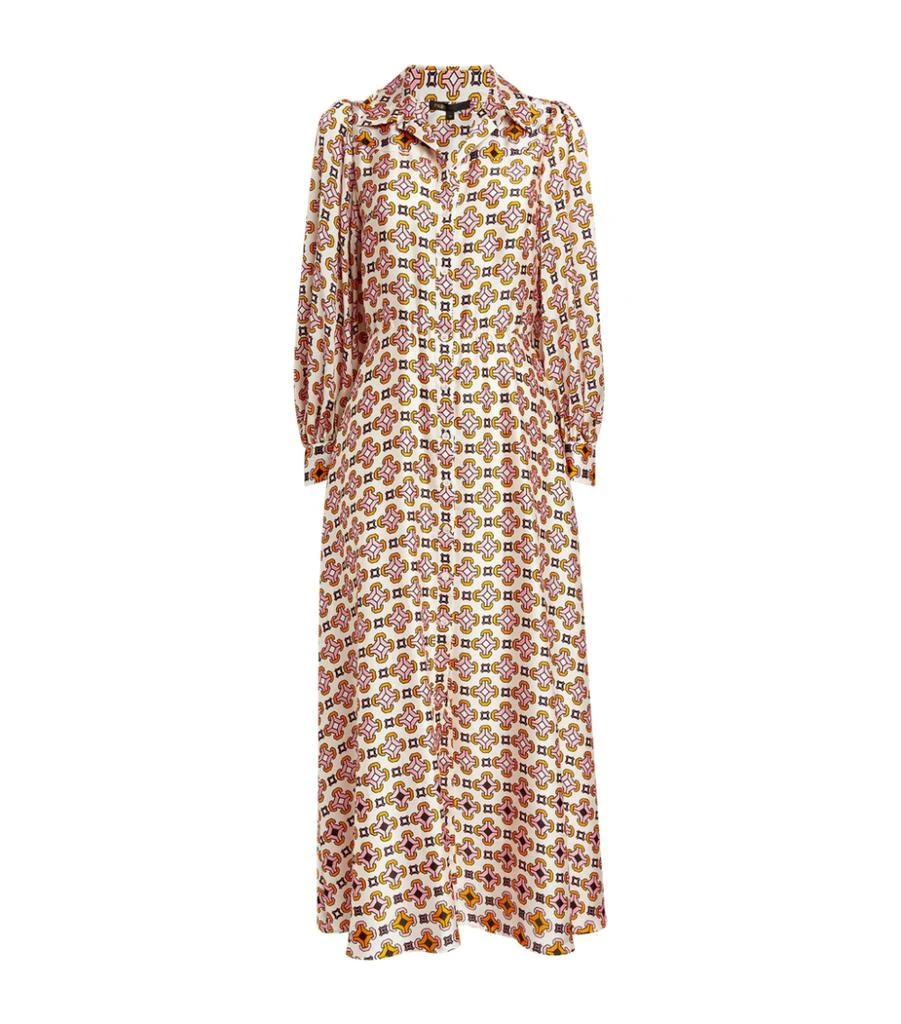 商品Maje|Printed Midi Shirt Dress,价格¥4261,第1张图片