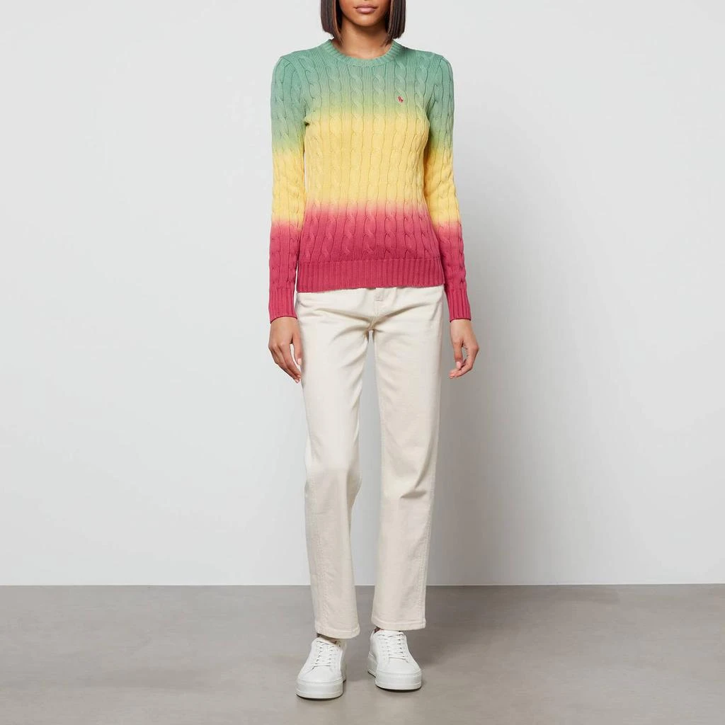 商品Ralph Lauren|Polo Ralph Lauren Women's Tie Dye Stripe Jumper - Multi,价格¥691,第3张图片详细描述