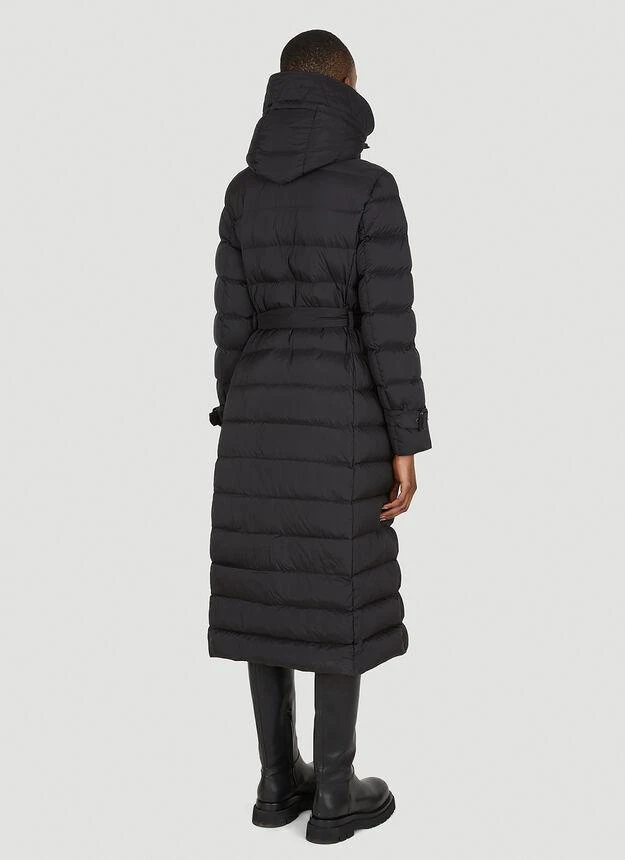 商品Burberry|Double Breasted Quilted Coat in Black,价格¥14503,第4张图片详细描述