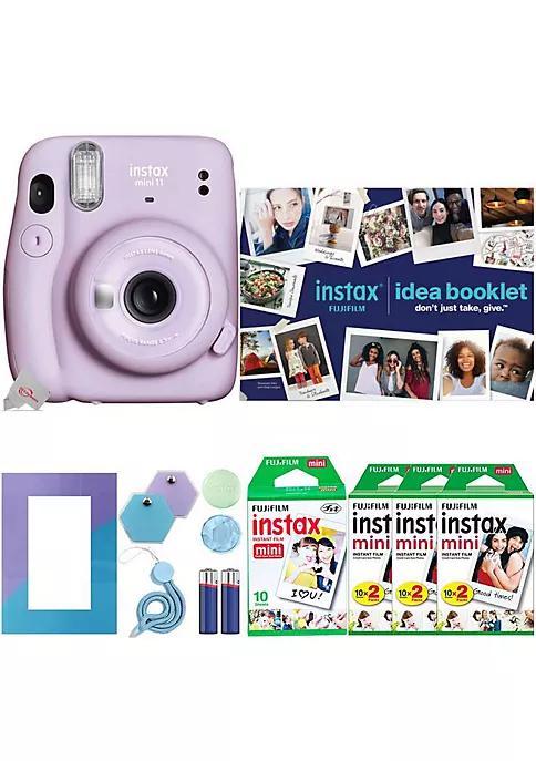 商品Fujifilm|Fujifilm Instax Mini 11 Instant Film Camera Lilac Purple With 3x 2x10 Mini Film,价格¥1109,第1张图片