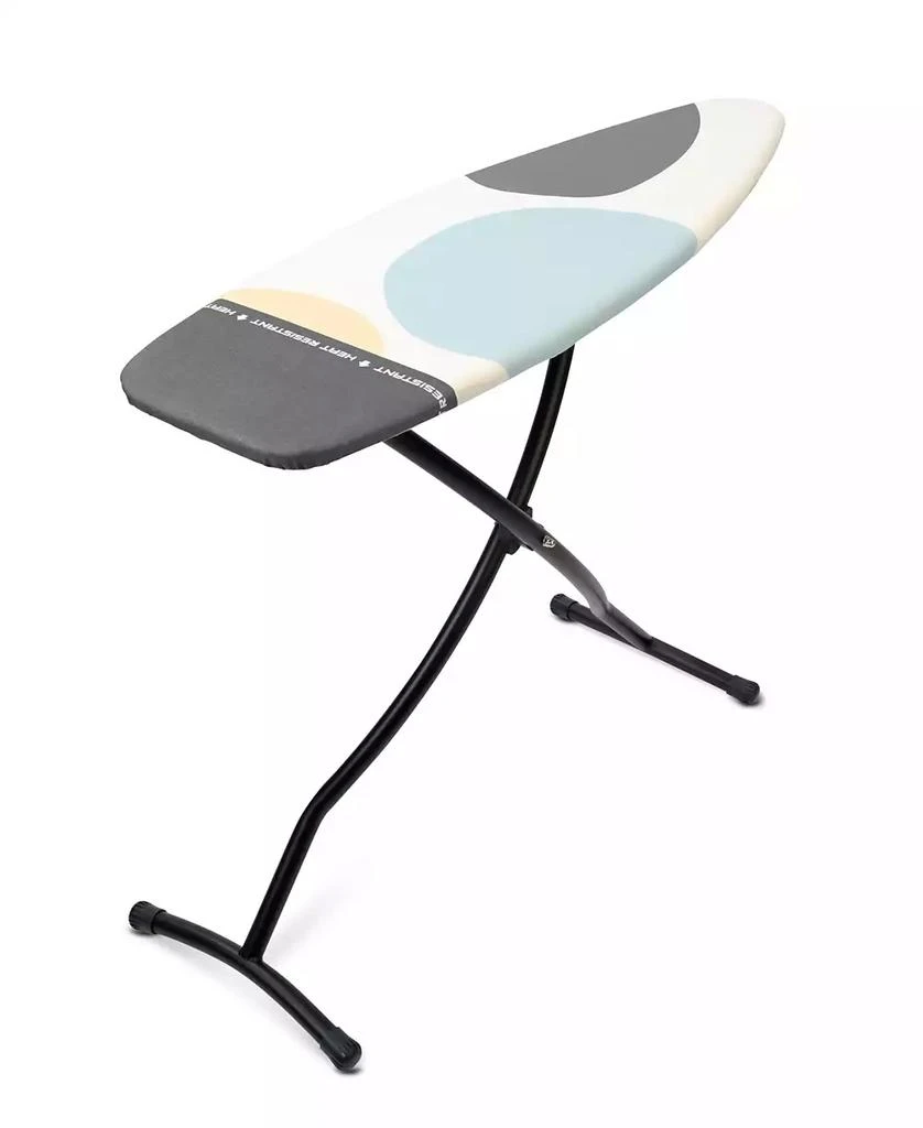 商品Brabantia|Ironing Board D, 53" x 18", 135 x 45 Centimeter with Heat Resistant Iron Parking Zone, 1.4" 35 Millimeter and Black Frame,价格¥1832,第2张图片详细描述