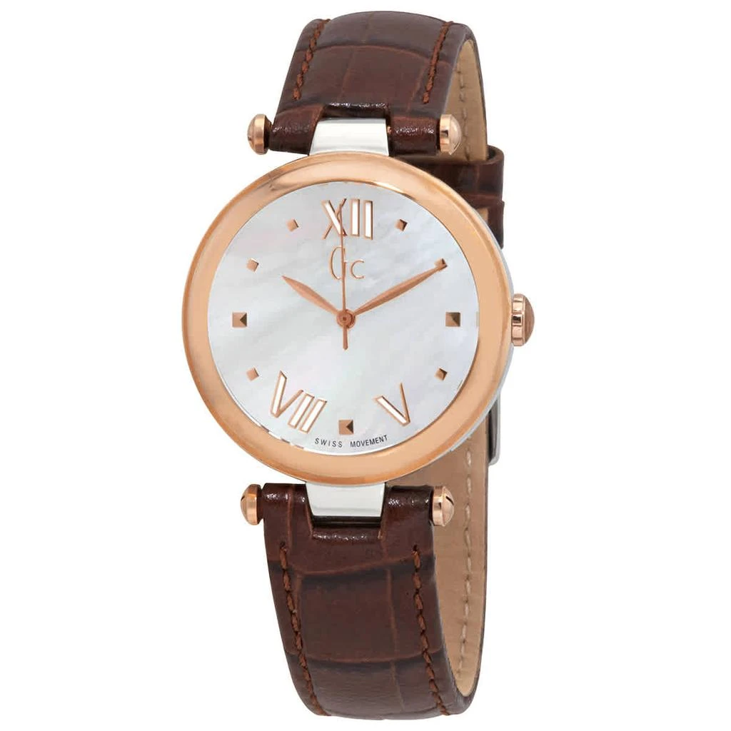 商品GUESS|Guess Quartz Mother of Pearl Dial Ladies Watch GCY31006L1,价格¥707,第1张图片