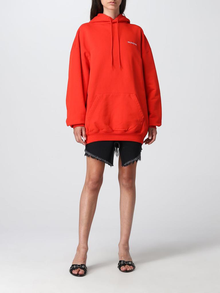 Balenciaga cotton hoodie with logo商品第2张图片规格展示