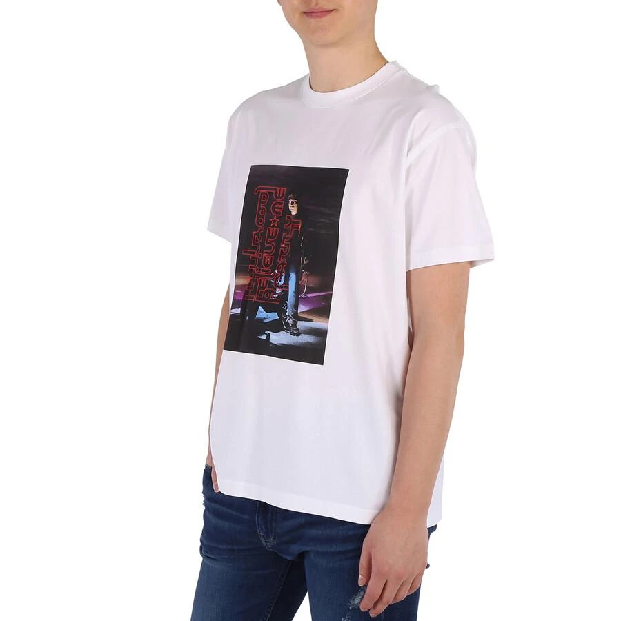 商品Burberry|Men's Optic White Photo Print Cotton T-Shirt,价格¥836,第3张图片详细描述